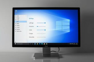 Windows beállítások képernyőjén a magas kontraszt mód beállítása