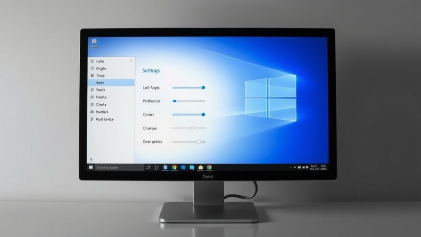 Windows beállítások képernyőjén a magas kontraszt mód beállítása