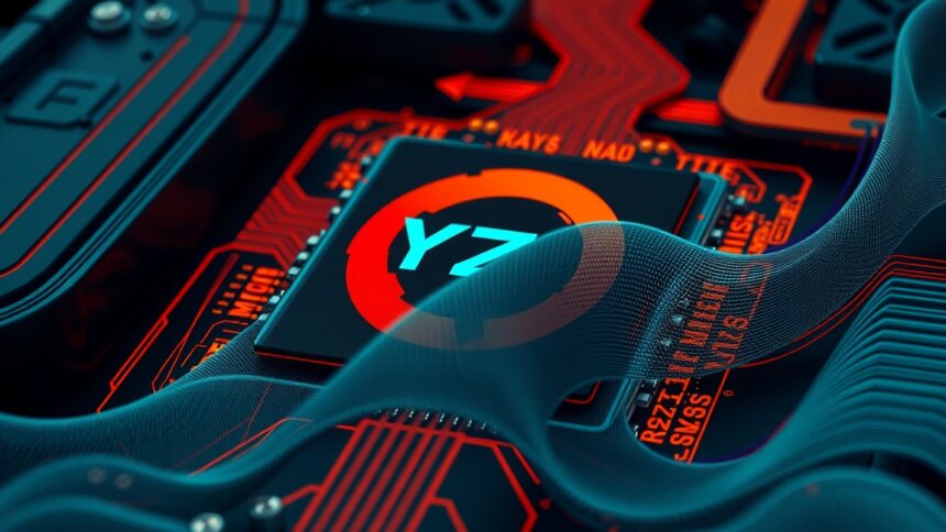 AMD Ryzen processzor alaplapja Precision Boost Overdrive funkcionalitással.