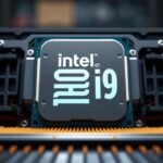 Intel Core i9-14900K processzor belső nézete