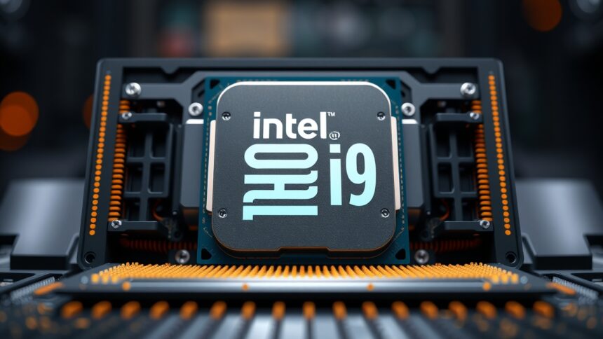 Intel Core i9-14900K processzor belső nézete
