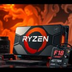 AMD Ryzen 7 7800X3D processzor különböző kiegészítőkkel