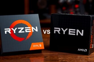AMD Ryzen 9 és Ryzen 7 processzorok összehasonlítása.