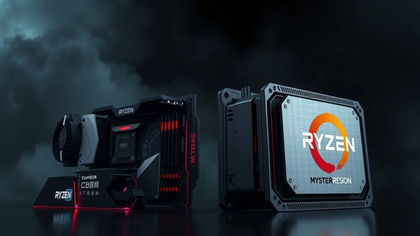 AMD Ryzen processzorok és alaplapok az AM4 és AM5 platformokhoz.