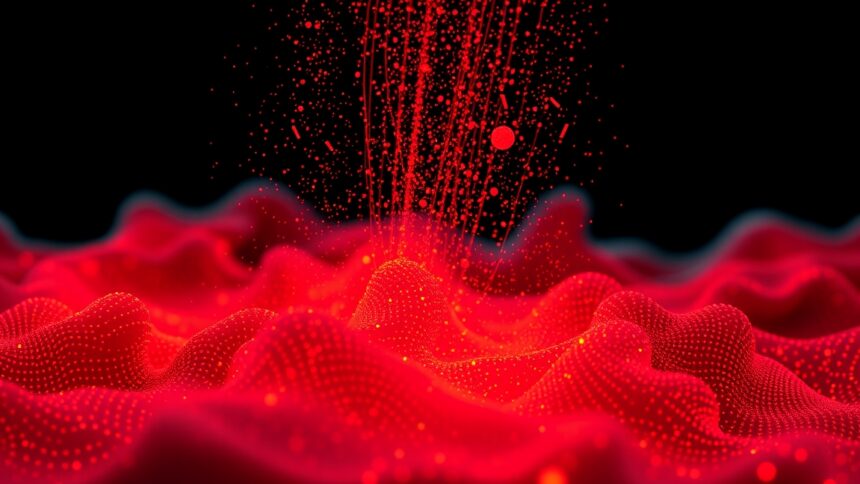 Absztrakt kép a GPU-gyorsításról és az AMD FSR technológiáról