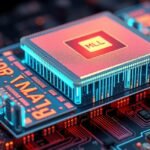 AMD 3D V-Cache processzor adatainak vizuális szemléltetése.