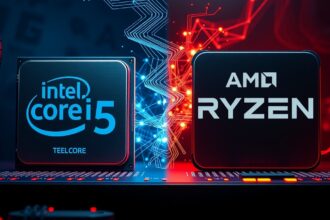Intel Core i5 és AMD Ryzen 5 középkategóriás processzorok