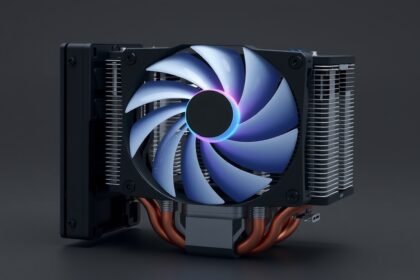Alacsony profilú CPU hűtő színes ventilátorral