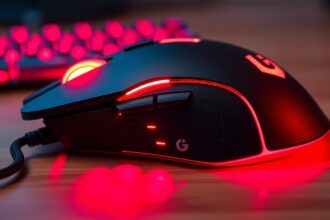 Gaming egér RGB világítással és programozható gombokkal