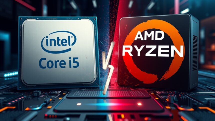 Intel Core i5 és AMD Ryzen 5 processzorok összehasonlítása