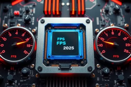 Processzor és teljesítménymérő műszerek a gaming hardver szívében.