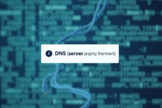 DNS hibajelzés a hálózatban, ami a szerver válaszának hiányára utal.