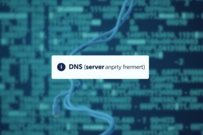 DNS hibajelzés a hálózatban, ami a szerver válaszának hiányára utal.