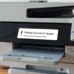 Nyomtató kijelzője: Várakozó dokumentumok hibaüzenet