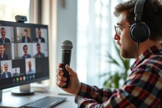 Mikrofon használata Zoom és Teams videóhívás alatt