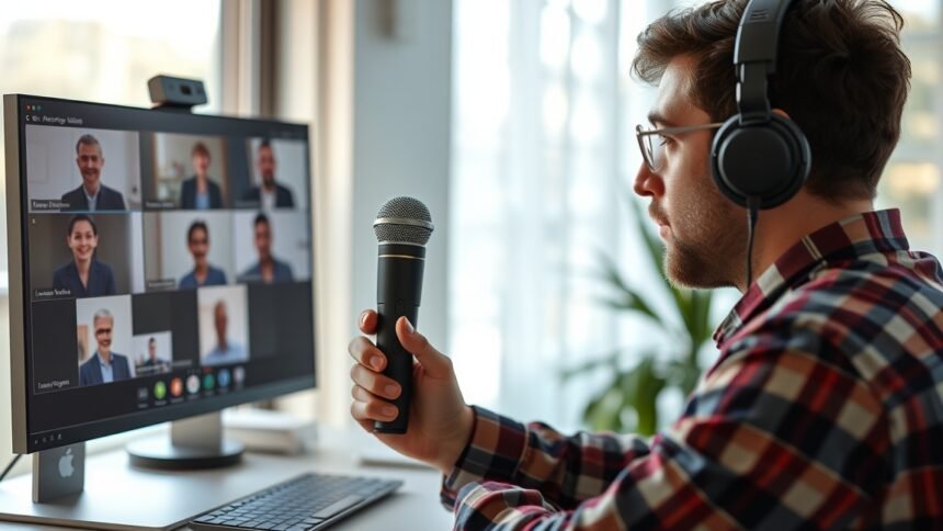 Mikrofon használata Zoom és Teams videóhívás alatt