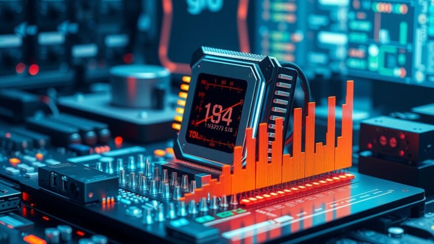 Processzor túlhajtás monitorozása a teljesítmény optimalizálásához.