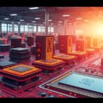 TSMC chipgyártó üzem Tajvanon, jövő technológiai innovációk.