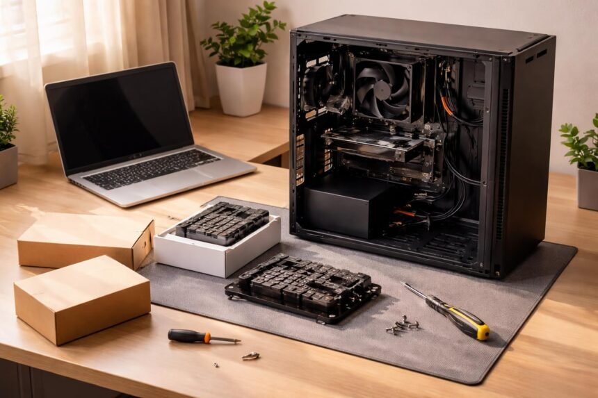 Diákként költséghatékony PC összeállításának bemutató, lépésről lépésre útmutató, tippekkel és hasznos ötletekkel.