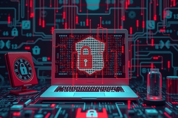 Laptop ride lehetséges zsarolóvírus támadás elleni védelem