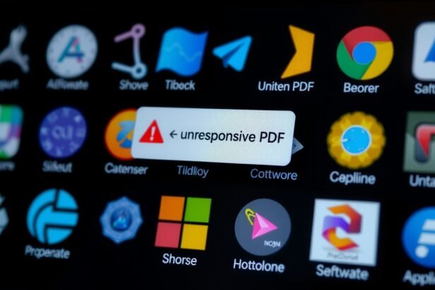 Hibaüzenet PDF fájl megnyitásakor, amely nem válaszol