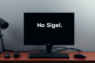 Monitor üzenete: Nincs jel a második monitor csatlakoztatásakor.