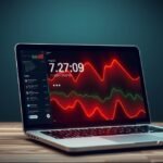 Laptop képernyő energiatakarékos beállításokkal és időzítővel