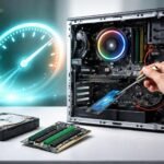 Közelkép egy asztali PC-összeszerelésről: olcsó upgrade-ek, szoftver-optimizáció és gyorsítás lépésről lépésre.