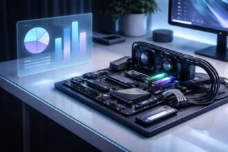 Részletes költségtervezés és költségvetési grafikonok PC építéshez és megvásárlási döntésekhez.